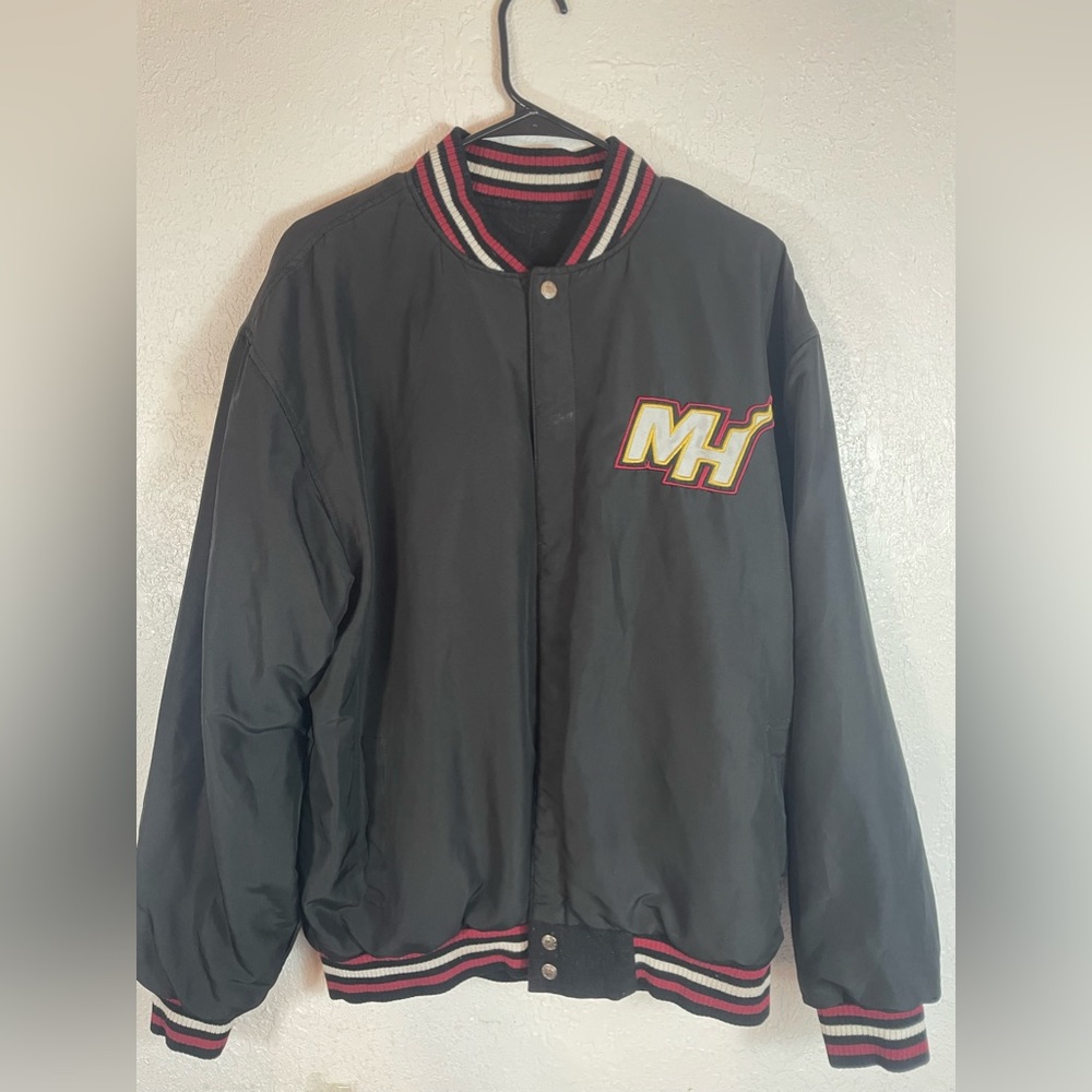 Vintage Reversible Miami Heat Varsity Jacket